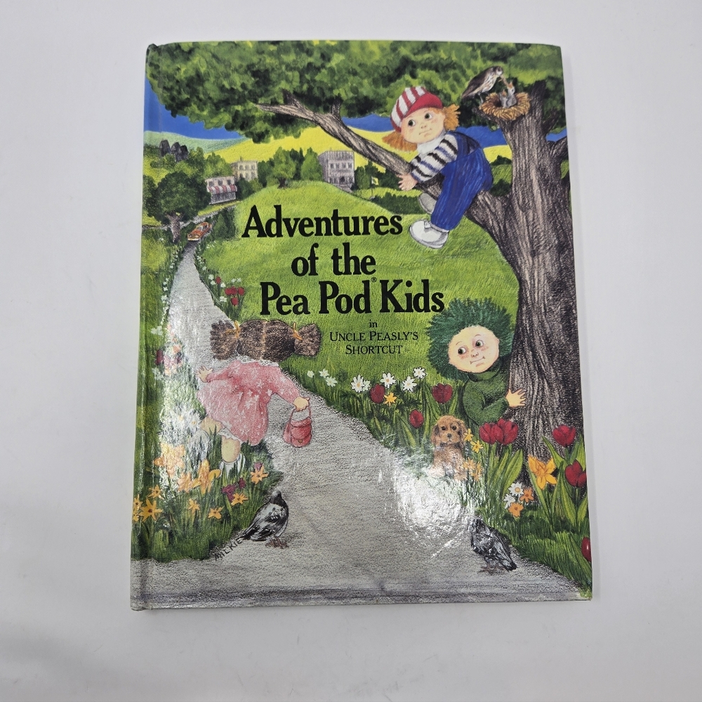 Adventures of the Pea Pod Kids Hardcover Pop-Up Book 1988 First Page Damaged